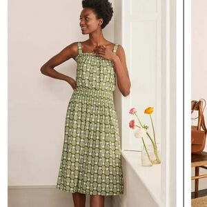 Boden Rosamund Smocked Jersey Dress